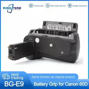 캐논 60D 60Da용 BG-E9 수직 배터리 그립 IR 리모컨 삼각대 소켓 카메라 액세서리 포함 듀얼 LP-E6/AA 호환