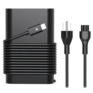 DELL 노트북 충전기 LATITUDE 5520 5420 5540 7420 크롬북 3100 코드 타입 C AC 어댑터 전원 컴퓨터 충전기를 위한 새로운 65W USB 교체품