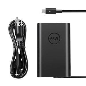 DELL 노트북용 65W USB-C 노트북 충전기 LATITUDE 5530 5420 5430 5520 7440 7430 7340 7530 7330 7320 크롬북 3100 9250 9360 9365 9370 9380 9350 9550 어댑터 전원 코드