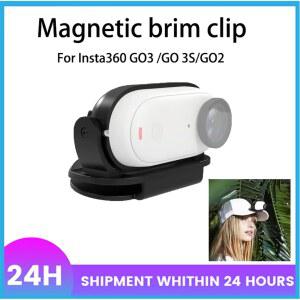 헬멧턱거치대 Insta360 GO2 GO 3S 릴리스 클램프 마그네틱 프레임 고정 마운트 브래킷 카메라 액세서리용 간편한 클립 모자