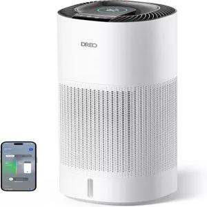 DREO 스마트 증발 대형 객실 침실용 최대 1000피트2 800ml/h 고출력 공기 10L 50H 롱런 식물 가정 사무실
