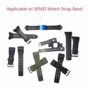 Skmei 1251 용 시계 밴드Watch Band For 1246 1016 1134 0931 손목 밴드  조정 가능 교체 스트랩 액세서리