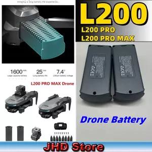 JHD Bateria Drone L200 Pro/L200 Pro MAX 7.4V 1600mAh 배터리 LYZRC 드론 Pr Max
