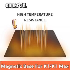 K1 Max 용 마그네틱 스티커 Creality Ender 3 S1/Pro 업그레이드 S1 강력한 마그네틱 Adhensive Base