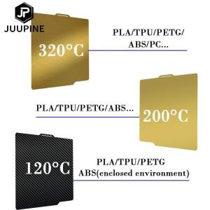 Bambu Lab x 1 탄소 p1p Pei 마그네틱 빌드 플레이트  양면  질감 용수스틸 강판  가열 베드  256x256