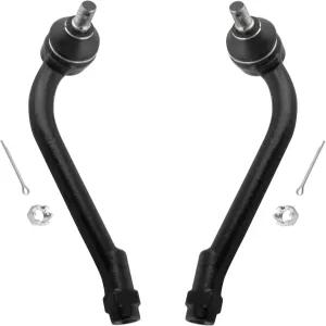 WEDOAUTO 2 pcs 프론트 아우터 타이 로드 엔드 링크 서스펜션 스티어링 키트 2007-2012 현대 산타페