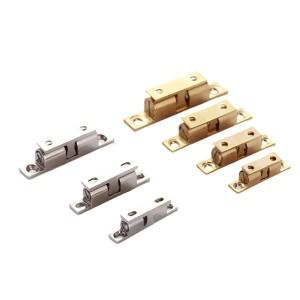 황동 터치 비즈 잠금 문짝 용수스틸 클립 캐비닛 캐치 실버 더블 볼 래치  42mm  50mm  1PC