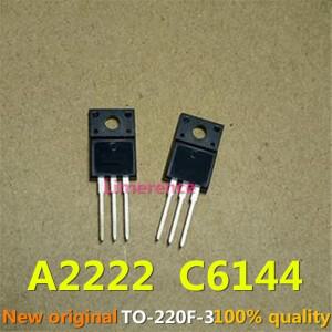 10피스 2SA2222 2SC6144 TO220F(5Pair TO-220F 신규 및 기존 IC 칩셋-