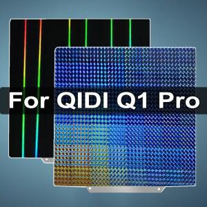 QIDI Q1 Pro PEI 시트용 빌드 플레이트  PEO PET H1H 양면 가열 침대 용수스틸 스틸 프린트 Ankermake M5