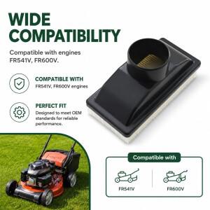 Kawasaki FR541V FR600V 4 사이클 모어 엔진 용 2피스 에어 필터 키트는 11013-0727 99999-0383 연료 포함
