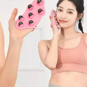셀프 휴대용 어깨 팔뚝 안마 글러브 종아리 롤러 전신 양면 WFOMKZ5