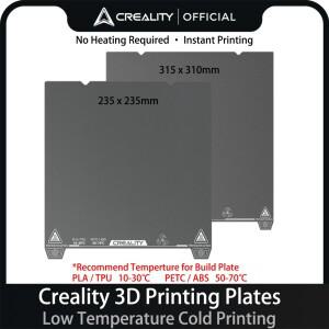 Creality 저온 콜드 프린팅 빌드 플레이트-235x235mm OR 315x310mm Ender-3 시리즈용 가열 필요 없음 보드