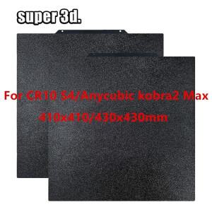 Anycubic kobra2 Max 410x410 430 용 PEI 질감 빌드 플레이트 CR10 S4 양면 pei 스프링 강판 PEO PET 가열