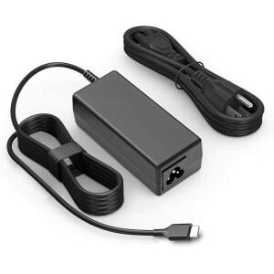 DELL 노트북 / 컴퓨터 크롬북 및 전체 65와트 45W USB 타입 C 전원 어댑터용 65W 충전기 교체