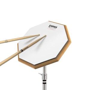 E REALFEEL ATTACKTILE 25.4CM(10인치) 드럼 연습 스탠드 5A 스콜라스틱 드럼스틱 및 패드 키트, 포함