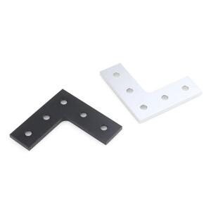 4개/몫 Openbuilds L  5 구멍 90도 결합 코너 커넥터 플레이트 앵글 브래킷 조인트 스트립  알루미늄 프로