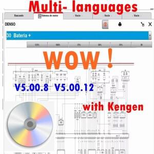 2024  W-ur-th WOW V5.00.12 R2 소프트웨어 다국어 키젠 포함 Tcs 멀티-디아그 차량 진단 도구