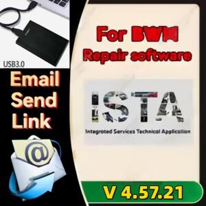 2025 B-M-W ista V4.57.21 풀 버전 진단 소프트웨어 데이터베이스 자동차 프로그래밍 PC 히스토리 프로그램
