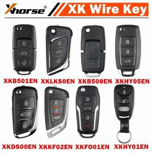 5피스 Xhorse XK 와이어 리모컨 키 XKB520EN XKLKS0EN 미니 소형 툴/VVDI2용