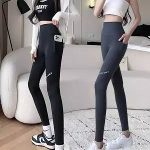 몸매 사랑스러운 매력적인 청레깅스 레깅스 한 보정