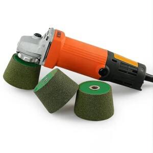 1팩 100mm 실리콘 카바이드 연마 헤드 50/100/200 그릿 연삭 휠 M10 앵글 그라인더용 석재 및 금속 도구용