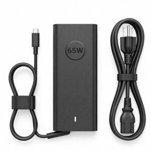 65W DELL 노트북 충전기 USB C의 GKLSPL 교체; 타입 C 전원 어댑터 | PRO 13 14 16 PLUS / INSPIRON 7620 LATITUDE XPS CHROMEBOOK 컴퓨터 코드 충전기용