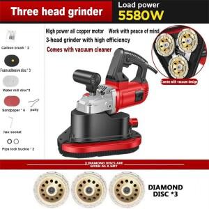 5580W 대리석 바닥 연마기 벨트 샌더 청소용 그라인딩 머신 샤프호환너 커터 거친 플래너