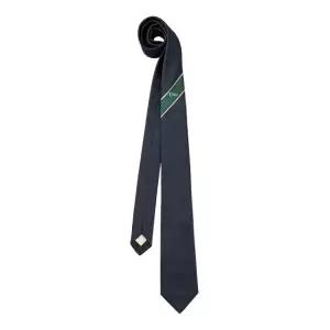 [명품] 26FW  로고 실크 자카드 넥타이 네이비 블루 그린 화이트 68C1047B..