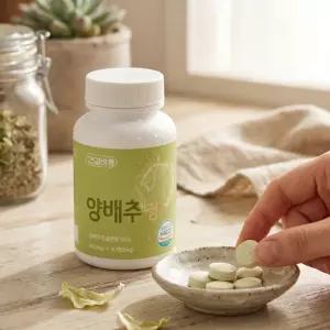 카베지 양배추정 양배추환 국산 90정