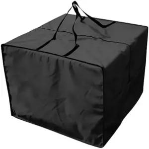 쿠션 보관 가방 지퍼 및 손잡이가 야외 - 가구 시트 베개용 32x32x24 커버 휴대용