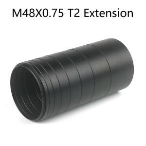 M42 M48 M54 연장 튜브 키트 천문학 직업 망원경 천체  양쪽에 3/5/7/10/12/15/20/30mm M48x0.75