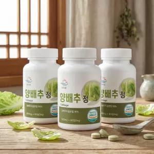 양배추환 카베지 국내산 양배추정 270정