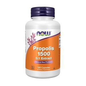 NOW 식품 보충제, 프로폴리스 1,500mg 및 캡슐 천연