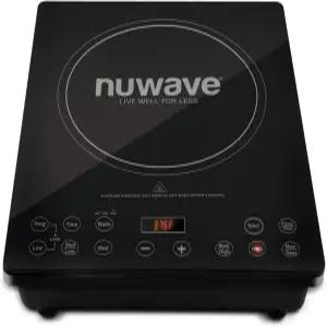 Nuwe 셰프 인덕션 쿡탑 NSF 인증 상업용 등급 휴대용 강력한 800W 대형 8인치 히팅 코일 94 온도 설정