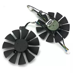 Z.N.Z 한 쌍 87MM 쿨러 팬 ASUS GTX1060 1070 Ti RX 470 570 580 그래픽 카드 T129215SU 냉각 팬