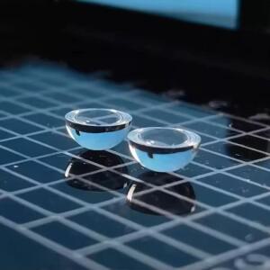 1PC 0.5mm-50mm 미니 소형 광학 K9 유리 반구 플라노 콘벡스 LED 집광 렌즈 DIY 망원경 목표