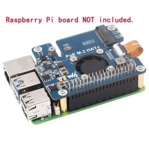 RPI RasPi Raspberry pi호환 5 프로젝트 액세서리 PCIe M.2 어댑터 4GB 8GB 16GB RAM용 5V PI5 PoE HAT NVM