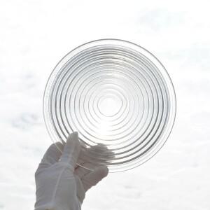직경 80-300mm 원형 붕규산 유리 프레넬 렌즈 스포트라이트  무대 조명 확대경  나사산