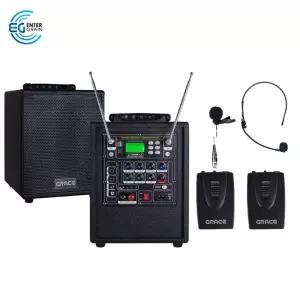 EG-153 핀+헤드셋 블루투스스피커 행사용 공연 학교 무선 - EG-153 핀+헤드셋 블루투스스피커 행사용 공연