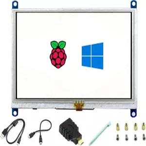 웨이브쉐어 5 HDMI LCD B 800×480 저항 터치린 TFT 라즈베리 파이 4B/3B/2B/A+/Zero/WH PC Windows