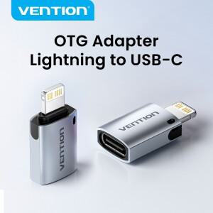 벤션 라이트닝 to USB C OTG 어댑터 수 컨버터 아이폰호환 14 13 12 커넥터