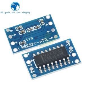 TZT 1/5피스 미니 소형 RS232 MAX3232 레벨 TTL 변환기 보드 직렬 Dropshipping