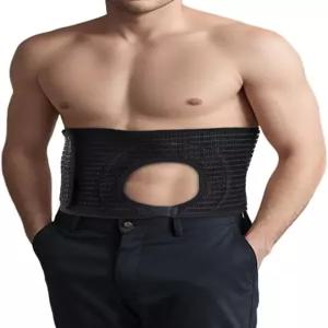조절 가능한 장루 벨트 구멍/개구가 있는 대장루 가방 커버 요루 복부 오른쪽 또는 왼쪽 탈장 사용되며