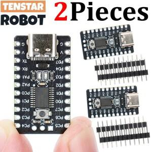 TSTARDEV 2피스 블랙 CH32V003 개발 보드 최소 시스템 코어 RISC-V 마이크로컨트롤러 모듈