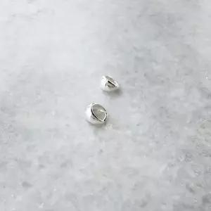 실버925 국내제작 물방울 모양 원터치 이어링 데일리 은귀걸이