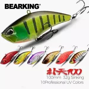BEARKING Pro 100mm 32g 좋은 Wobblers 낚시 태클 얼음 진동 미끼를 인공 액세서리