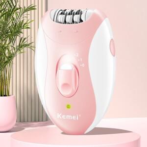 Kemei 여성 제모기 전기 얼굴 바디 레이디 비키니 다리 팔  헤어 리무버 충전식