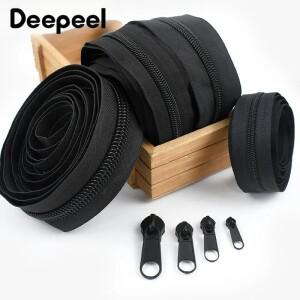 1-5M 3  5 8 10 슬라이더가있는 나일론 지퍼 신발 수하물 클로저 텐트 Bacpack 교체 수리 키트 바느질 액세
