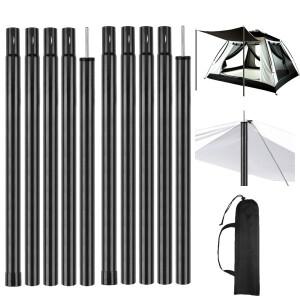 텔레스코픽 텐트 폴 2 개의 범용 조정 가능 알루미늄 캠핑 천막 세트 Sun Sail Shelter Rods Tarp Tent 액