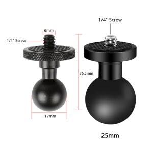 헬멧턱거치대 17mm 25mm 1인치 헤드 마운트 어댑터 나사 슈퍼 클램프 클립 오토바이 자전거 라이딩 확장 액션 카메라 브래킷